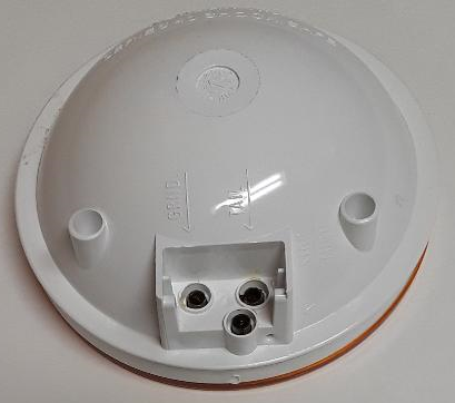Stop-Turn-Tail Light, 4" Round Amber LED