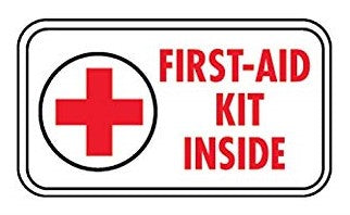 First Aid Kit Inside decal
