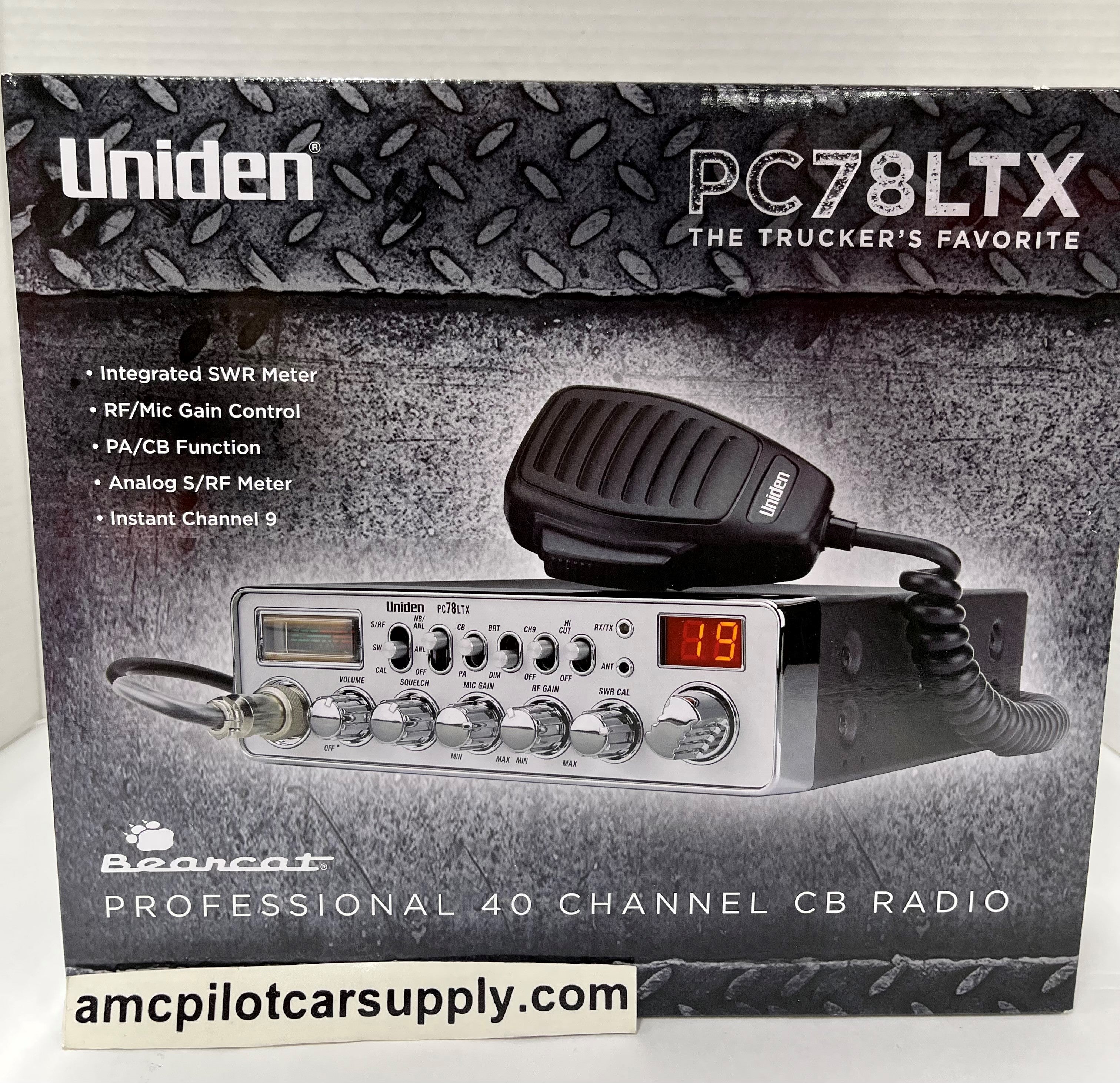 Uniden CB Radio PC78LTX – AMC Pilot Car Supply